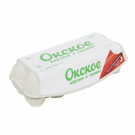 Яйцо Окское отборное (белое) 10шт.