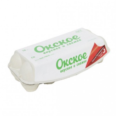 Яйцо Окское отборное (белое) 10шт.