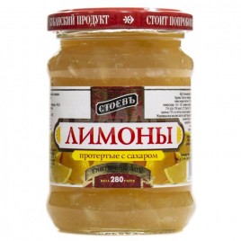 Лимоны протертые с сахаром Стоевъ 280гр ст/б