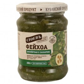 Фейхоа протертая с сахаром Стоевъ 280гр ст/б