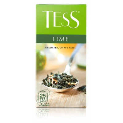 Чай Тэсс зеленый Лайм с цедрой лайма 25пак