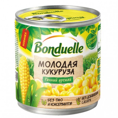 Кукуруза молодая ж/б Бондюэль 212г