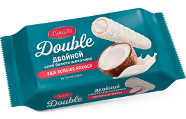Вафельные трубочки Твиггу Двойной еще больше кокоса 185г