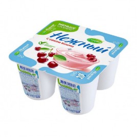 БЗМЖ Йогурт Кампина "Нежный" с соком Вишни 100г
