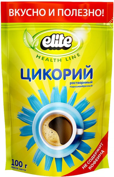 Цикорий растворимый Elite без кофеина м/уп 100г