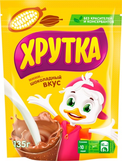 Какао напиток Хрутка 135гр м/у