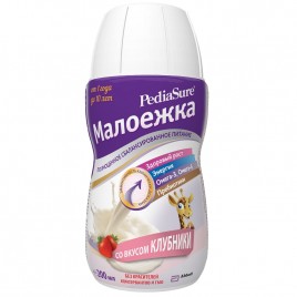 БЗМЖ Малоежка 1.0 со вкусом клубники 200мл