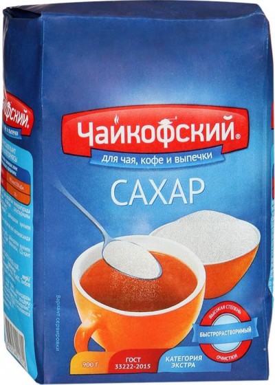 Сахар-песок Чайковский 900г