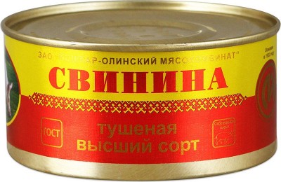 Свинина туш в/с Йошкарола 325г ж/б