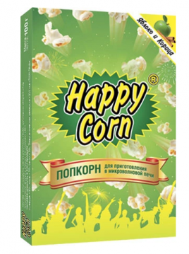 Попкорн для СВЧ CorinCorn Яблоко и Корица 100г