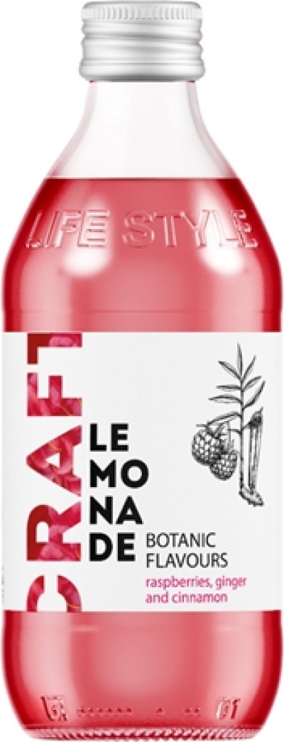 Напиток б/а СТАРБАР КРАФТ вкус малины,имбиря и корицы газ 0,33л ст/б