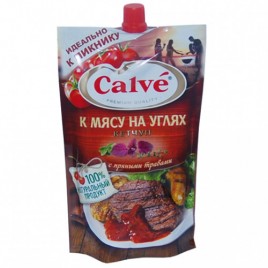 Кетчуп Кальве к мясу на углях 350г