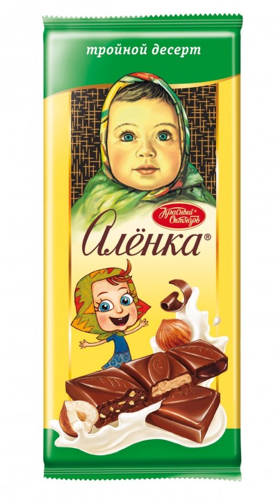 Аленка Шоколад тройной десерт 85гр