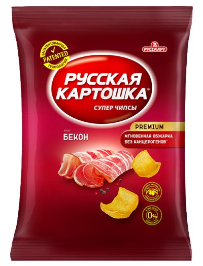Чипсы  Русская Картошка Бекон 140гр