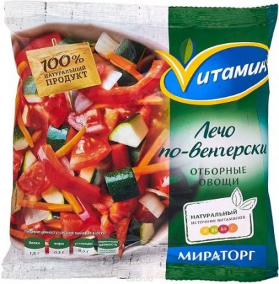 Лечо по-венгерски с/м 0,4кг Витамин