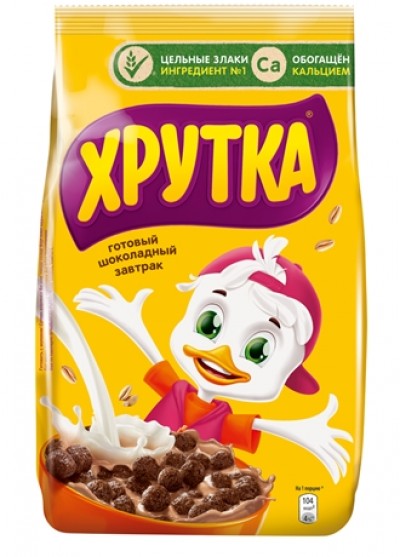 Готовый завтрак Хрутка шоколадный 230гр м/у