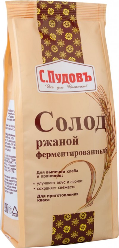 Солод  ржаной ферм. "С.Пудовъ" 300г.