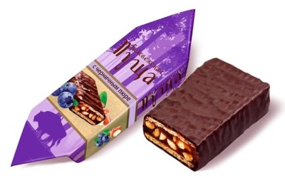 Конфеты Беловежская пуща с черничным пюре 1кг Коммунарка