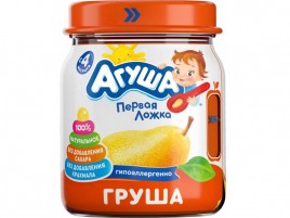Пюре груша Агуша 100гр ст/б