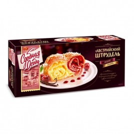 Австрийский штрудель малина и молочный шоколад 400г