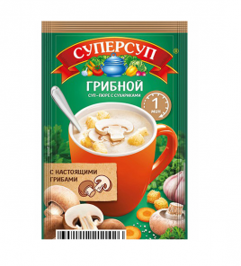 Суперсуп Суп-крем Грибной с сухарями 18гр