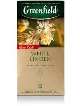 Чай Гринфилд Вайт Линден черный 25пак.