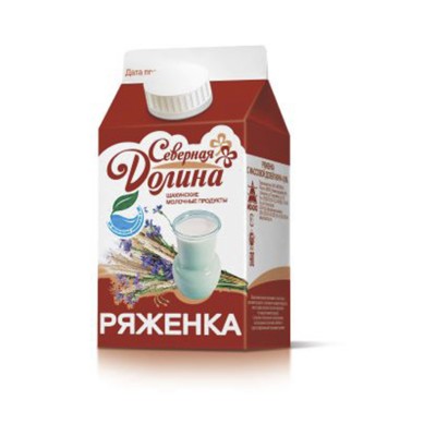 БЗМЖ Ряженка Северная Долина 4% п/п 450гр