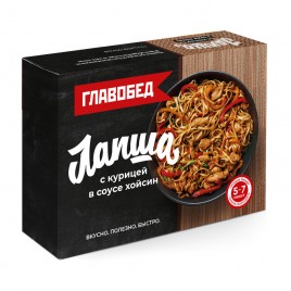 Лапша с курицей в соусе Хойсин зам. 300гр Главобед