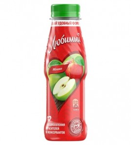 Нектар Любимый  Яблоко осв. 0,3л пэт