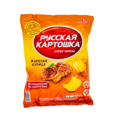 Чипсы Русская Картошка вкус жареная курица 140гр