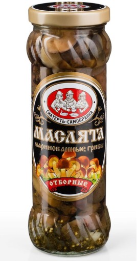 Грибы Маслята марин. Скатерть Самобранка 370мл с/б