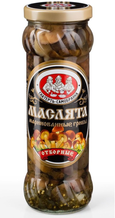 Грибы Маслята марин. Скатерть Самобранка 370мл с/б