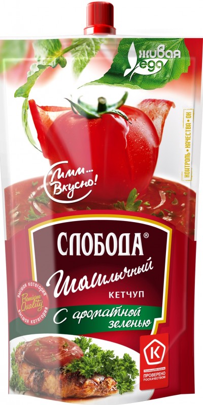 Кетчуп Слобода Шашлычный дой-пак 320г