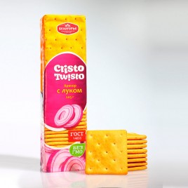Крекер Кристо -Твисто с луком 205г  Белгород