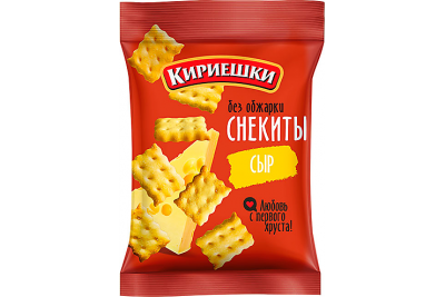 Крекер Кириешки Снекиты со вкусом сыра 60гр