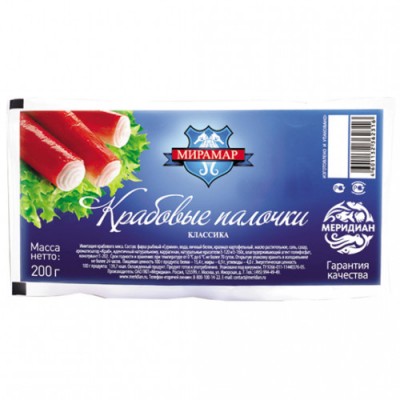ФМ Крабовые палочки Мирамар классика 200г