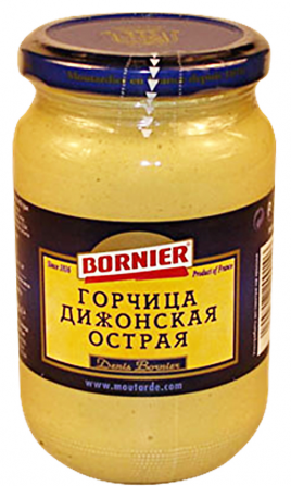 Горчица Дижонская "KUHNE" 370г  ст/б