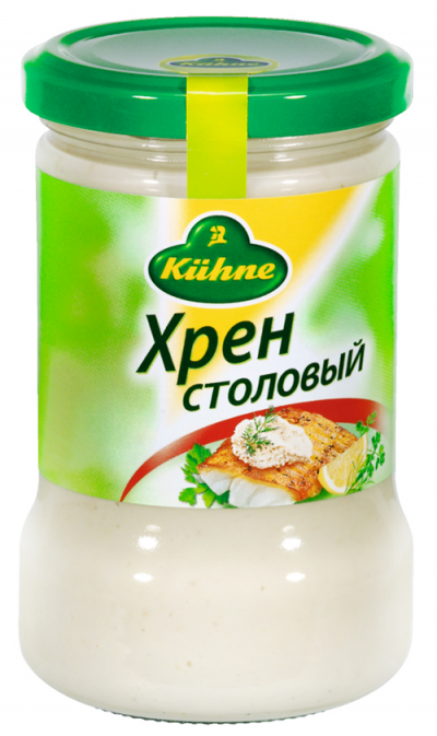 Хрен столовый "KUHNE" 250г ст/б