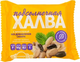 Халва Подсолнечная с фруктозой 180г Голицин