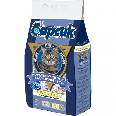 Наполнитель Барсик Кристалл 4,54л