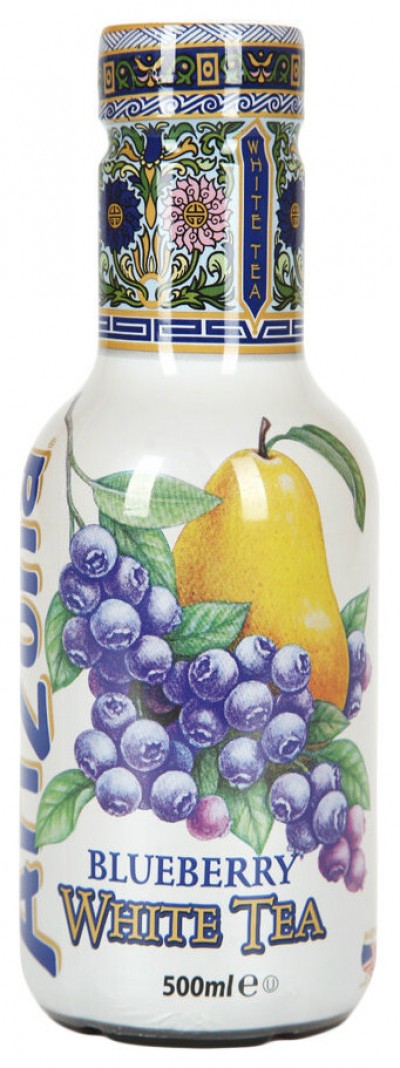 Напиток Аризона Белый чай с черникой не газ. 0,5л пэт