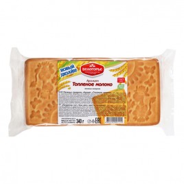 Печенье сахарное Топленое молоко 340гр Белогорье