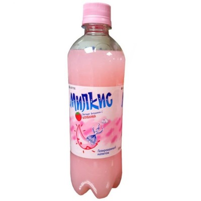Напиток газ. МИЛКИС клубника 0,5л пэт
