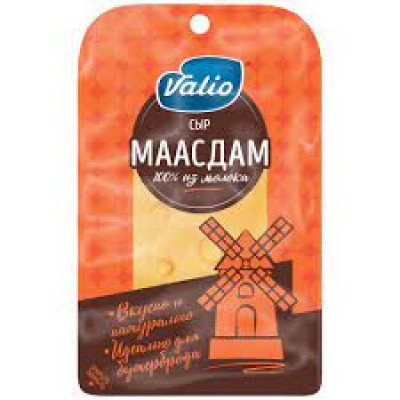 БЗМЖ Сыр Маасдам 45% 120гр нарезка Виола