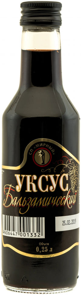 Уксус бальзамический 6% 250мл Мирный