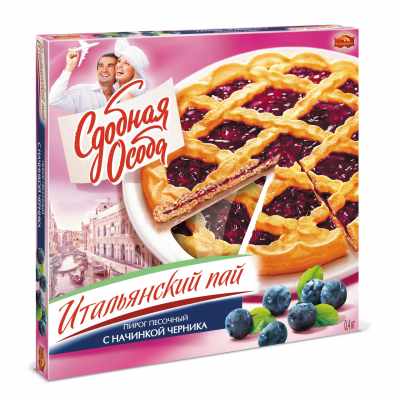 Пирог черника Итальянский пай Черемуш. 400г