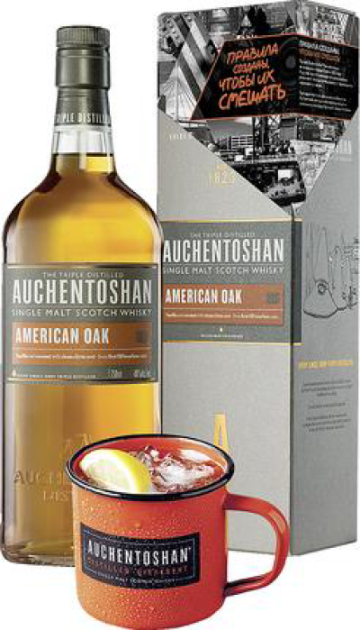 Виски шотландский односолодовый Auchentoshan American OAK 40%  0.7л п/у