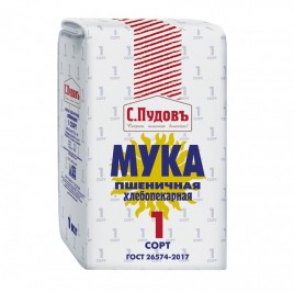 Мука пшенич.хлебопек. С.Пудовъ 1кг