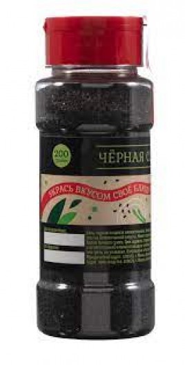 Соль черная мелкая 200гр пл/б Ваше здоровье