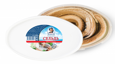 Сельдь филе пласт в масле 500гр лодка Лоцман